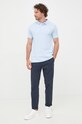 Polo Ralph Lauren polo bawełniane 710795080016 710795080016 niebieski AW22