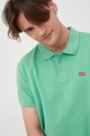 zielony Levi's polo bawełniane