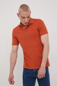 Bavlněné polo tričko Superdry oranžová M1110247A.5EY