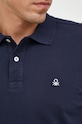 United Colors of Benetton polo de bumbac 3089J3179.016. bleumarin