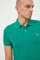 zielony United Colors of Benetton polo bawełniane