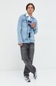Primitive longsleeve bawełniany pa322354.blu niebieski AW22