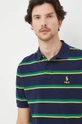 granatowy Polo Ralph Lauren polo bawełniane