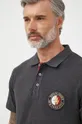 γκρί Βαμβακερό μπλουζάκι πόλο Tommy Hilfiger