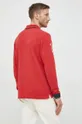 κόκκινο Βαμβακερή μπλούζα με μακριά μανίκια La Martina