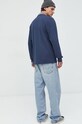 Odzież Abercrombie & Fitch longsleeve KI124.3144.200 granatowy