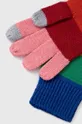 Kurt Geiger London rękawiczki z domieszką wełny multicolor