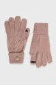 ροζ Γάντια Guess Γυναικεία