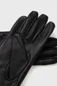Δερμάτινα γάντια Guess μαύρο
