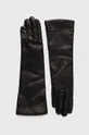 μαύρο Δερμάτινα γάντια Weekend Max Mara Γυναικεία