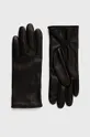 μαύρο Δερμάτινα γάντια BOSS Γυναικεία