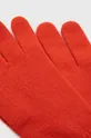 Μάλλινα γάντια United Colors of Benetton κόκκινο