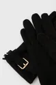 Semišové rukavice Pennyblack čierna