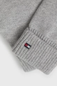 Рукавички з домішкою кашеміру Tommy Hilfiger сірий