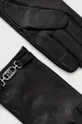 Шкіряні рукавички Lauren Ralph Lauren чорний