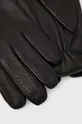 Δερμάτινα γάντια Polo Ralph Lauren μαύρο