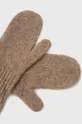 Вовняні рукавички By Malene Birger коричневий