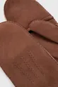 Semišové rukavice Emu Australia Birrarung hnedá