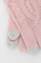 Дитячі рукавички GAP рожевий
