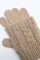Detské rukavice bez prstov Coccodrillo hnedá
