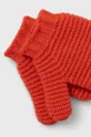 Dječje vunene rukavice United Colors of Benetton crvena