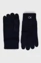 σκούρο μπλε Γάντια με μείγμα κασμίρ Calvin Klein Ανδρικά
