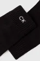 Γάντια με μείγμα κασμίρ Calvin Klein μαύρο