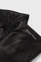 Calvin Klein rękawiczki skórzane czarny