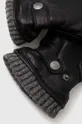 Kožené rukavice Lindbergh čierna