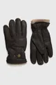 коричневий Шкіряні рукавички Lindbergh Чоловічий