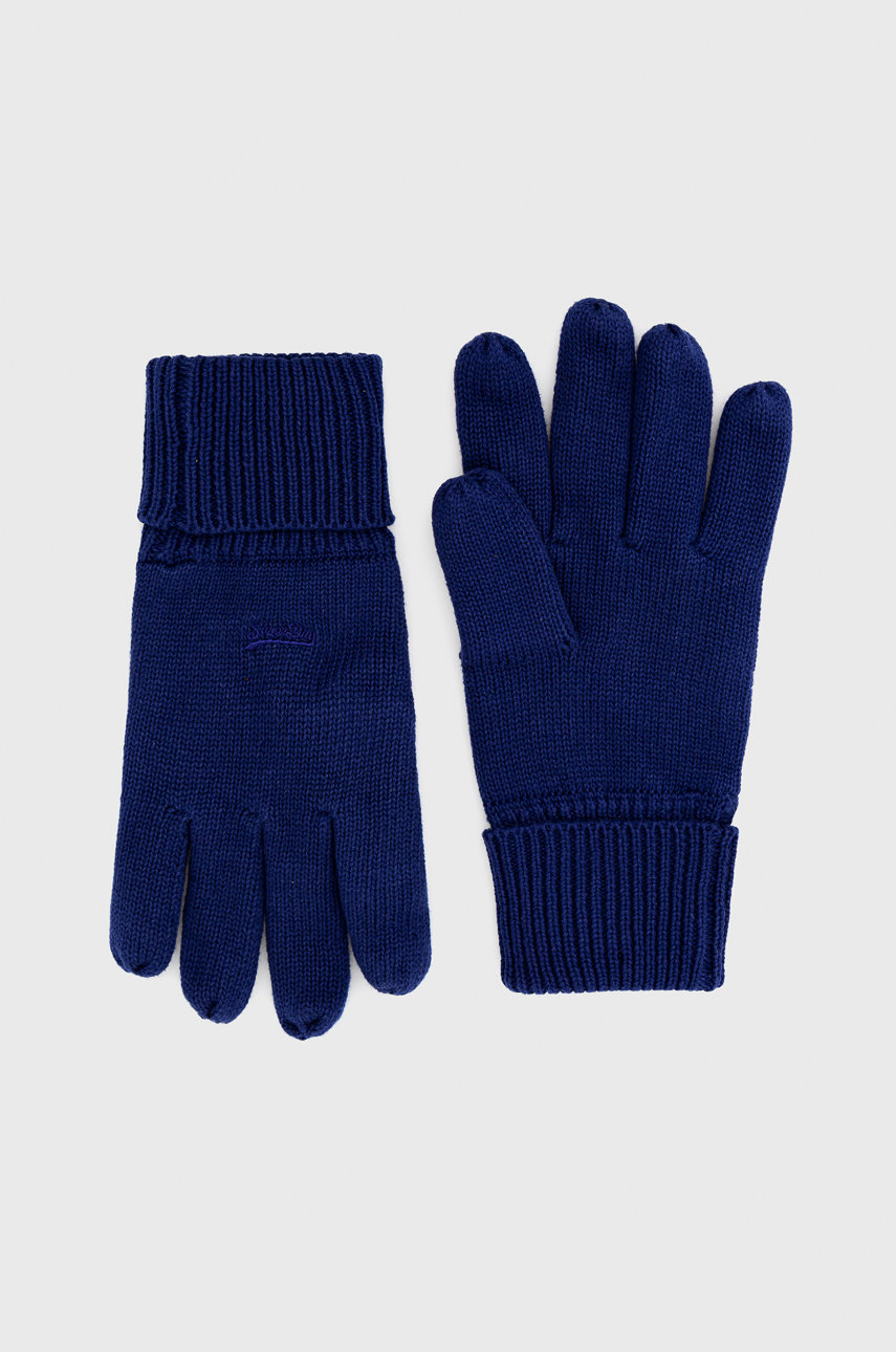 granatowy Superdry rękawiczki bawełniane Męski