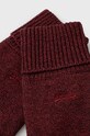 Superdry rękawiczki bawełniane M9310556A.JKW bordowy AW22