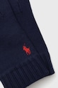 Вовняні рукавички Polo Ralph Lauren 710886135002 темно-синій AW22