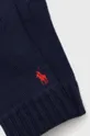 Μάλλινα γάντια Polo Ralph Lauren σκούρο μπλε