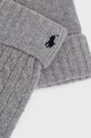 Μάλλινα γάντια Polo Ralph Lauren 449891268003 γκρί AW22