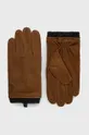 καφέ Γάντια από σουέτ Polo Ralph Lauren Ανδρικά