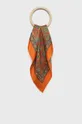 narancssárga Lauren Ralph Lauren selyem kendő Női