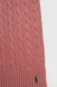 Бавовняний шарф Polo Ralph Lauren рожевий