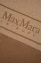 Max Mara Leisure szal wełniany brązowy