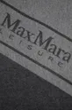 Vlnený šál Max Mara Leisure sivá