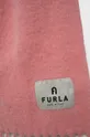 Μάλλινο κασκόλ Furla ροζ