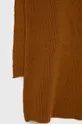United Colors of Benetton szalik z domieszką wełny brązowy