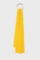 κίτρινο Μαντήλι από μείγμα μαλλιού United Colors of Benetton Γυναικεία