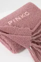 Шерстяной шарф Pinko розовый