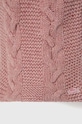 Superdry szalik z domieszką wełny W9310053A.6HB różowy AW22