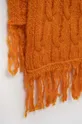 United Colors of Benetton sál gyapjú keverékből narancssárga