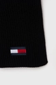 Παιδικό κασκόλ Tommy Hilfiger AU0AU01567.9BYY μαύρο AW23