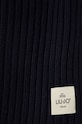 Μαντήλι από μείγμα μαλλιού Liu Jo M222P403SCARFWOOL σκούρο μπλε AW22