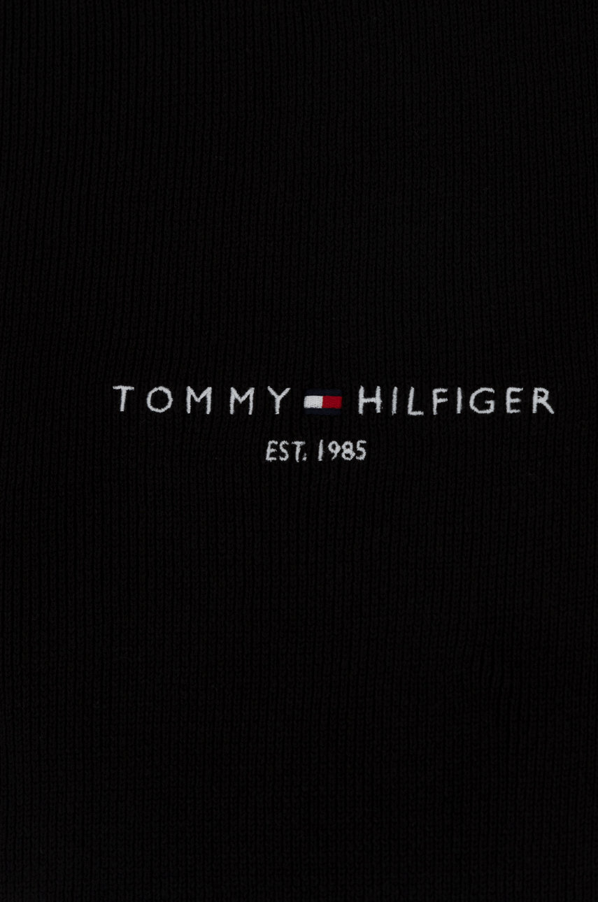Bavlněný šátek Tommy Hilfiger černá