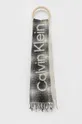 czarny Calvin Klein szalik wełniany Męski